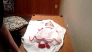 Me dressing Devi for her funeral