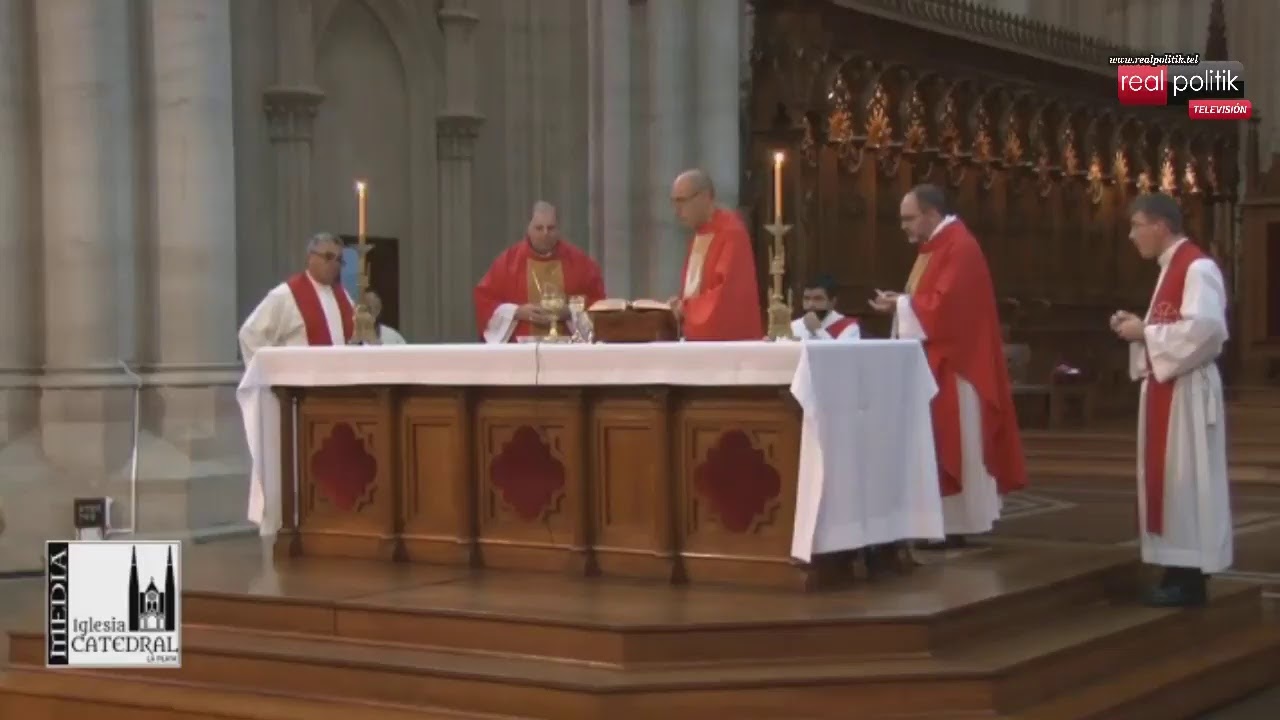 La Plata: Eucaristía en la Catedral previo a la sesión por el aborto legal en el Senado