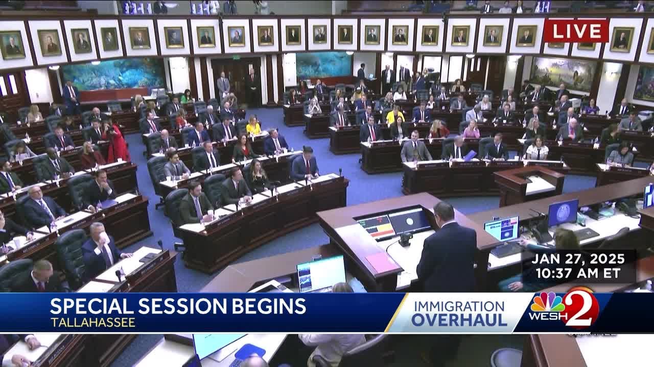 Florida Legislature pushes back on DeSantis' special session, calls their own instead