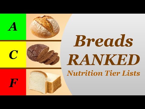Breads Ranked - Nutrition Tier Lists