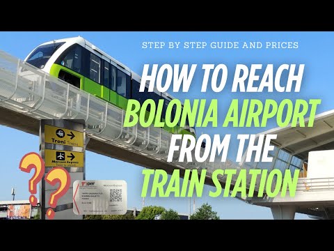 Getting to Bolonia airport 🛫 from City Centre 🚝 Marconi Express step by step: location, tickets ✈️