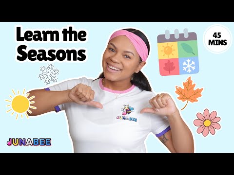 Seasons & Weather for Kids! 🌞❄️ Fun Song & Learning with JunaBee