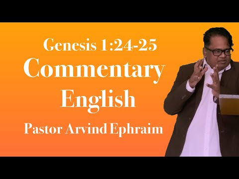Genesis 1:24 -25 English Commentary