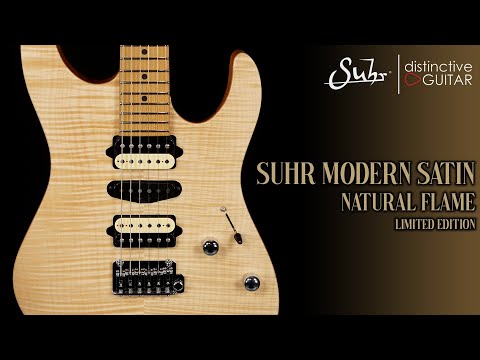 Suhr Modern Satin Limited Edition | Natural Flame Top