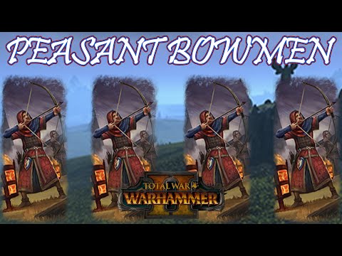 CORE UNIT: Peasant Bowmen - Bretonnia vs Dark Elves // Total War: WARHAMMER II Multiplayer Battle