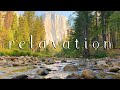 Merced River Relaxation at Yosemite National Park in 4K