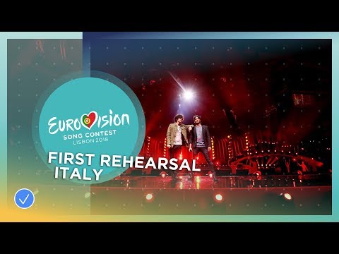 Ermal Meta e Fabrizio Moro - Non Mi Avete Fatto Niente - First Rehearsal - Italy - Eurovision 2018