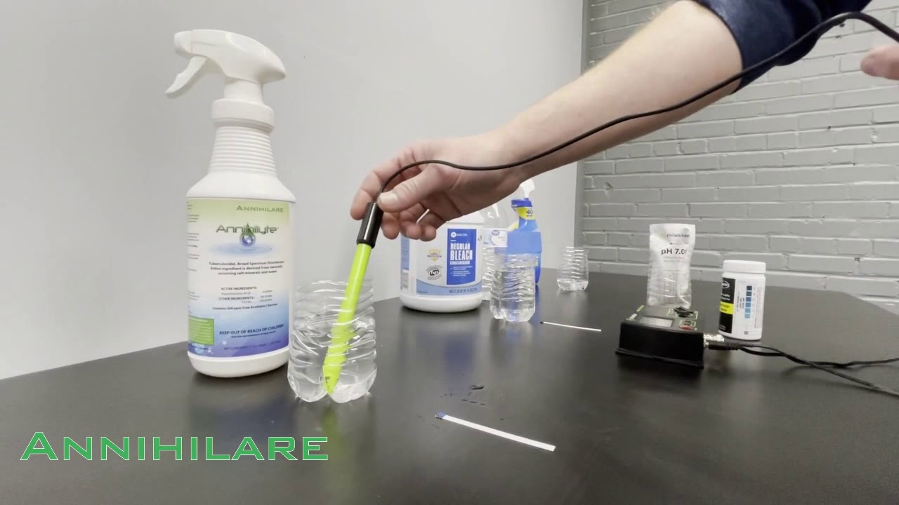 Annihilare® (Chemistry of HOCl vs. NaOCl-)