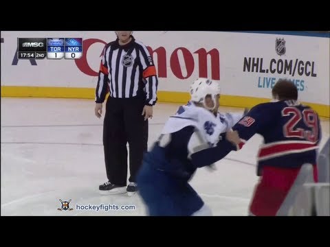 Mark Fraser vs Ryane Clowe