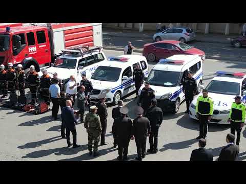 FHN-in Sumqayıt Regional Mərkəzi nümunəvi mülki müdafiə məşqi təşkil edib