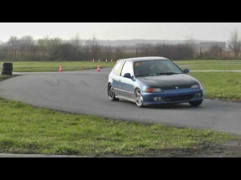 Wrocławska Liga Time Attack 2013 - XI Runda - Grzegorz Maksu Maksymowicz - Honda Civic