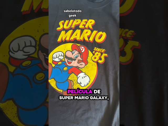 Vídeo relacionado con Nintendo Super Mario Jump Pose - Camiseta para Hombre, Rojo (Red Heather), Medium