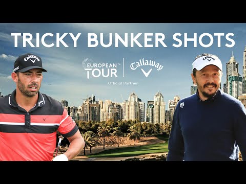 Tricky Bunker Shots | MLV & Pablo Larrazábal | Callaway Tour Tips