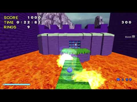 Sonic World DX - Marble Zone | Classic Sonic Speedrun (WR/PB:00.30.99)