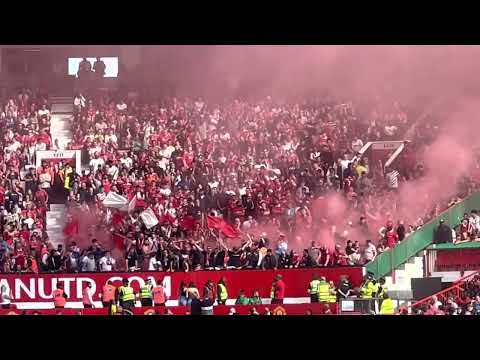 Rayo Vallecano Fans Let Off Flares Inside Old Trafford | Manchester United vs Rayo Vallecano 31/7/22