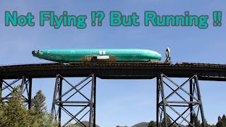 What!? Boeing 737 Running in the Sky!! ~アメリカの貨物列車モンタナ編②~
