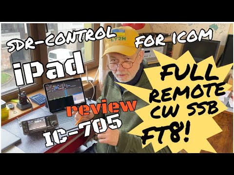 SDR-Control for Icom. Full remote SSB, FT8 and CW from your iPad! Software review.