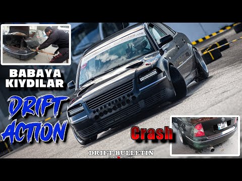 ME WORKZ - Drift Action Passat RWD /passata kiydilar kaza / Drift crash / meet friends BMW