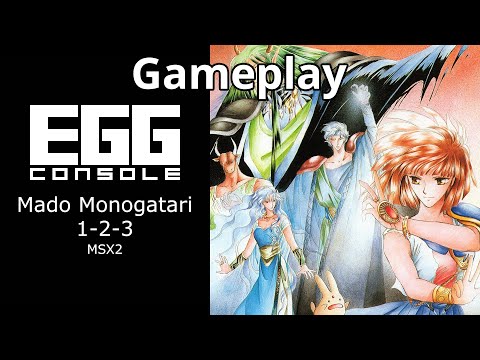 Gameplay: EGGCONSOLE Mado Monogatari 1-2-3 MSX2 (Nintendo Switch)