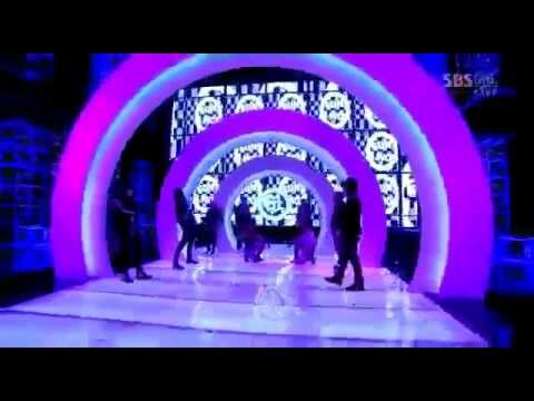081123 E509 SBS Inkigayo Eun Ji Won feat. Gilme - Go Show Comeback Special 130210