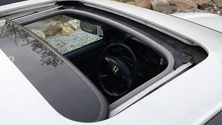 Water Leaking From Your Sunroof? Check The Drains.