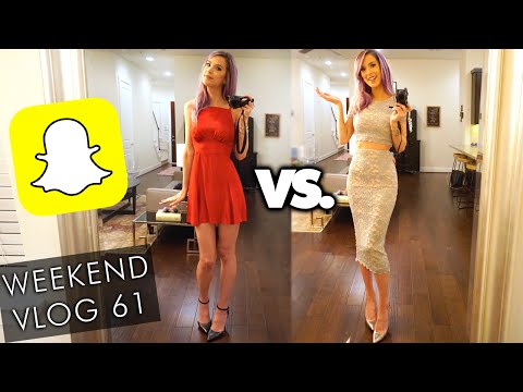 Snapchat Picked My Date night Outfit! | weekend vlog 61 | LeighAnnVlogs Video