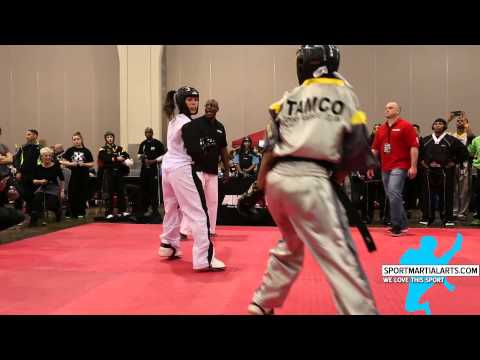 Natalia Kley Wiśniewska vs Unk - Women's Sparring - Amerikick Internationals 2015