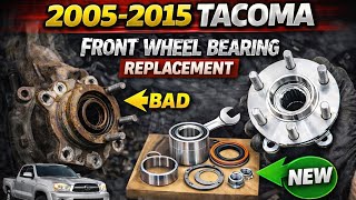 2005-2015 Toyota Tacoma Front Wheel Bearing Replacement – Step by Step
