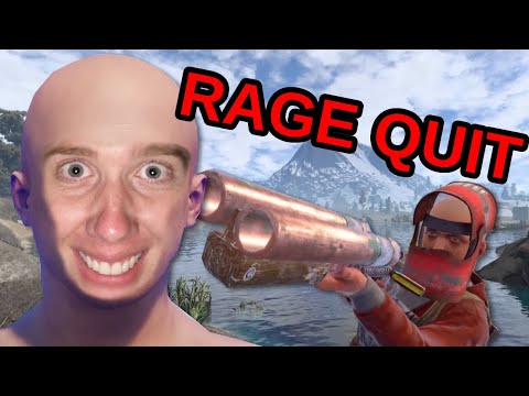 the FASTEST RAGE QUIT in RUST - rust trolling