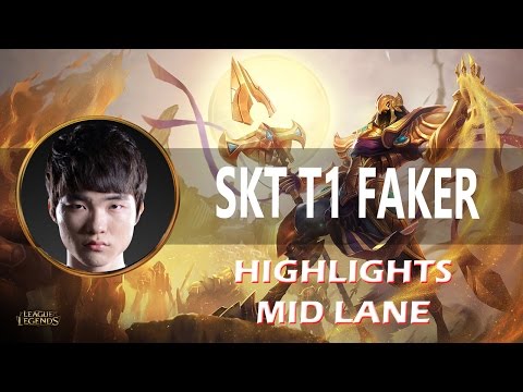 SKT T1 Faker  Azir vs Viktor  Highlights SoloQ Ranked Challenge