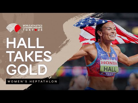 Anna Hall grabs heptathlon gold with 6888 points | World Athletics Championships Tokyo 25