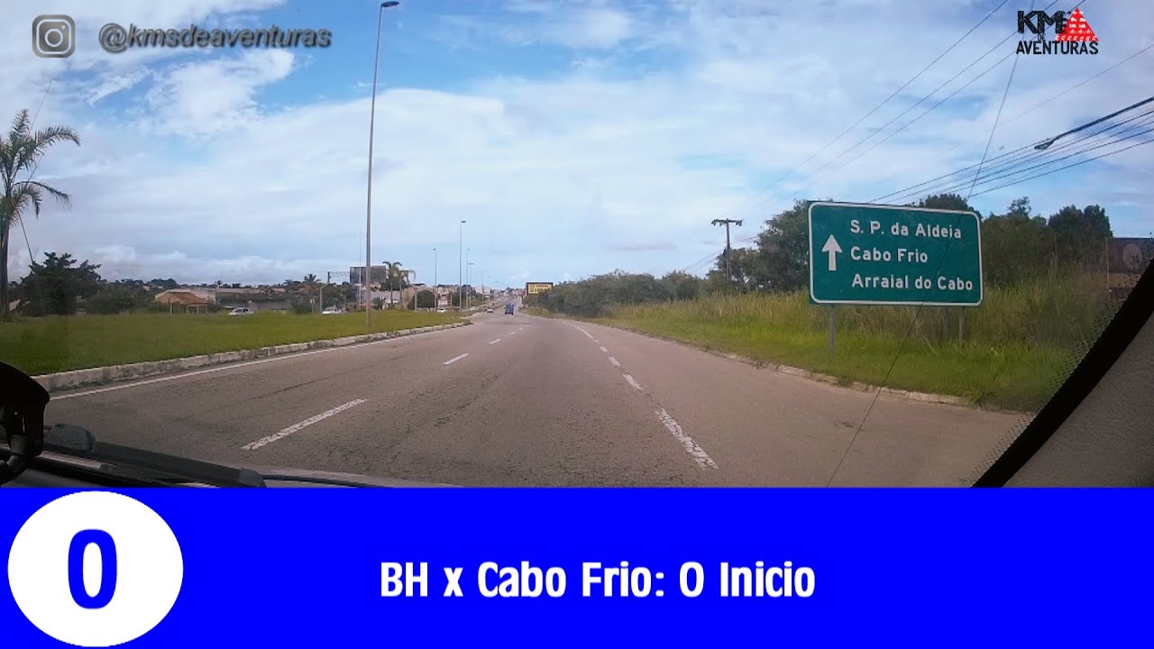 Viagem de carro de BH para Cabo Frio - 01