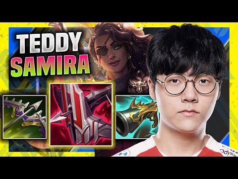 TEDDY DESTROYING WITH SAMIRA! - T1 Teddy Plays Samira ADC vs Ashe! | Season 11