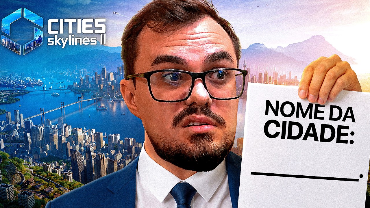 INICIEI UMA NOVA CIDADE E VOCÊ PODE DECIDIR O NOME - Cities: Skylines II