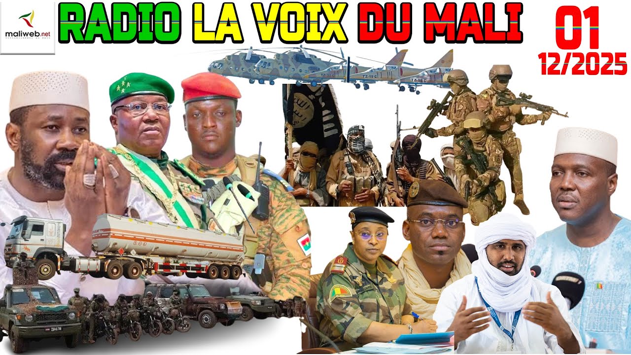 La Revue de Presse de la RADIO LA VOIX DU MALI du 01 décembre 2025