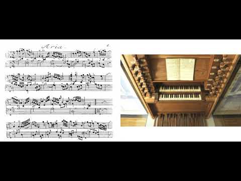 J.S. BACH: Aria from Goldberg Variations BWV 988 - Easy Organ transcription