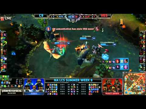 LCS 2013 NA Summer W8D2- C9 vs VES