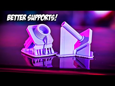 Continuous Supports - Technical Resin 3D Prints
