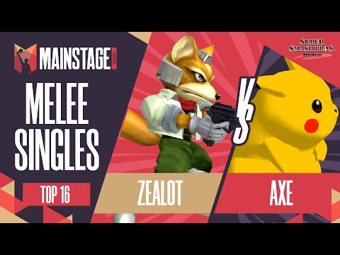 Axe vs Zealot - Melee Singles: Top 16 Losers - Mainstage 2021 | Pikachu vs Fox