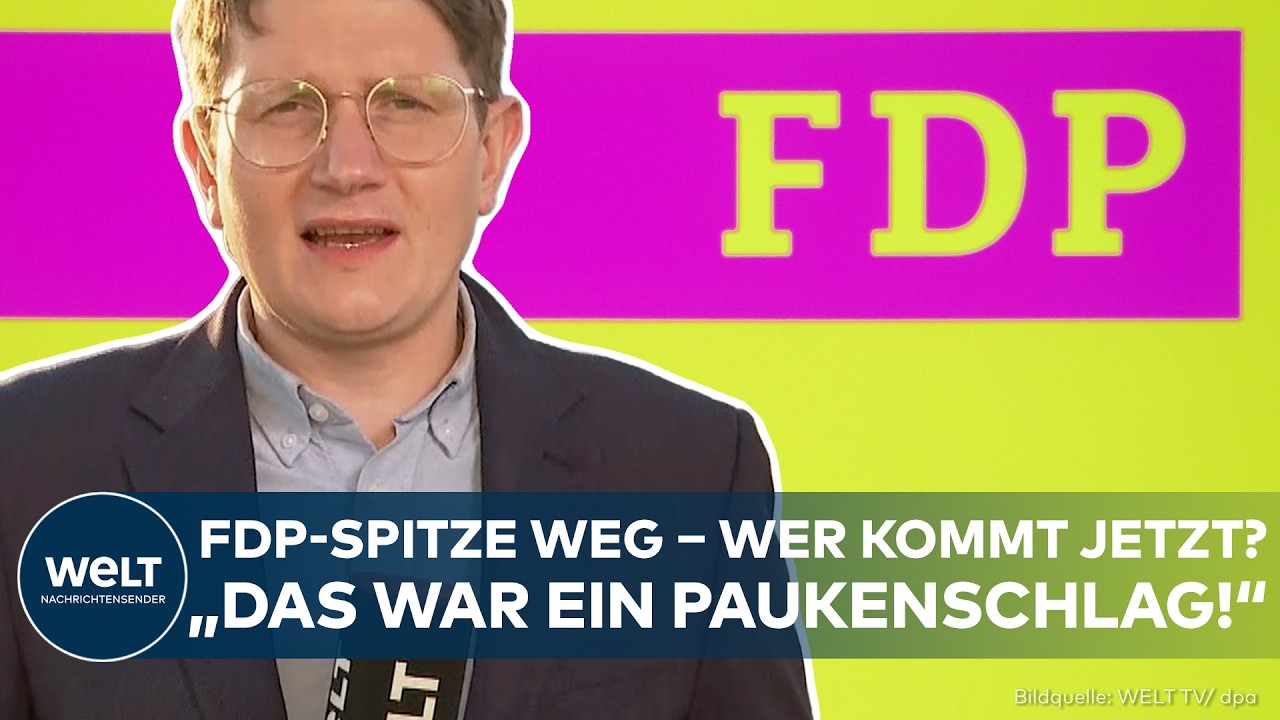 FDP UNTER SCHOCK: "Das war ein Paukenschlag!" Parteispitze weg! Wer übernimmt jetzt?