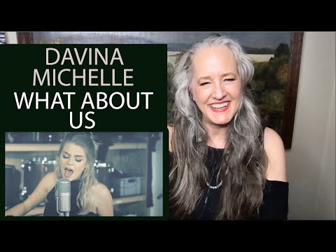 Voice Teacher Reaction to Davina Michelle - What About Us | Pink Cover