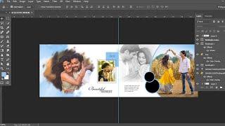 Wedding Album Design Photoshop Tutorial #WeddingAlbumDesign