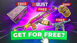 THIS IS HOW TO GET FREE RUST SKINS IN 2023! 😎  (STILL WORKS)