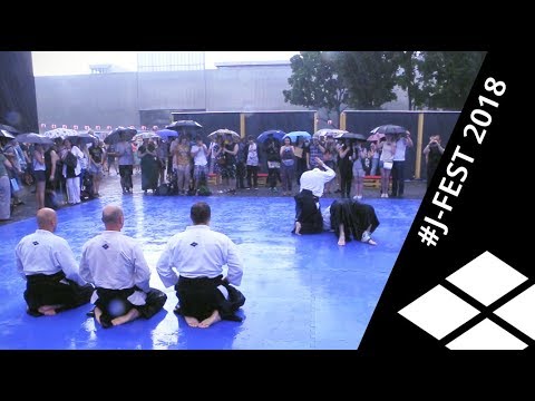 Дайто-рю Айкибудо на J-Fest 2018 в Москве