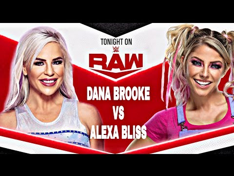 WWE 2k19 Alexa Bliss vs Dana Brooke: Raw