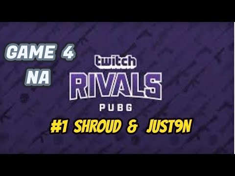 GAME 4 [AUGUST23] TWITCH RIVALS PUBG FT SHROUD, JUST9N,CHOCOTACO