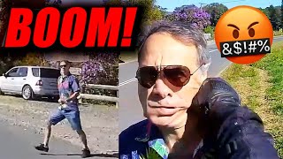 STREET FIGHTS CAUGHT ON CAMERA | WHEN BIKERS FIGHT BACK 2023