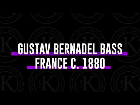 Kolstein Bass Review Gustav Bernadel Bass Made in Mirecourt, France circa 1880