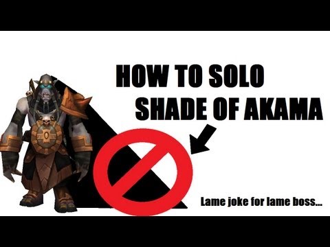 How to Solo Shade of Akama - Farming Black Temple