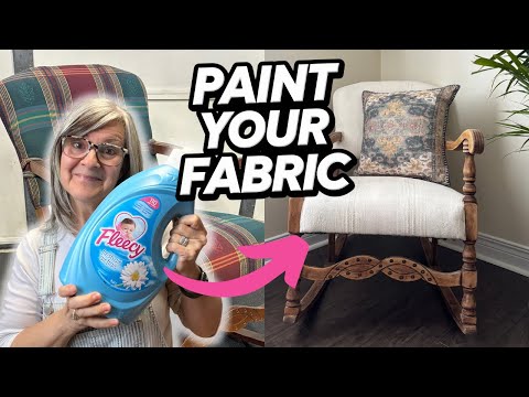 Make Your Own Fabric Paint and Save Old Furniture